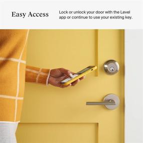 img 2 attached to Level Bolt Bluetooth Deadbolt Smart Lock - Keyless Entry with Apple HomeKit, Smartphone Access, Compatible with Existing Lock