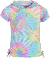 delias sleeve lightweight t shirt tie dye girls' clothing for tops, tees & blouses logo