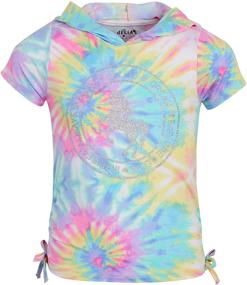 img 2 attached to DELiAs Sleeve Lightweight T Shirt Tie Dye Girls' Clothing for Tops, Tees & Blouses