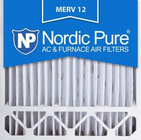 img 1 attached to 🔍 Nordic Pure MERV 12 Honeywell/Lennox Replacement AC Furnace Air Filters - 20x20x5 - 2 Pack