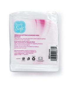 img 1 attached to Jumbo Cotton Cleansing Pads - Premium Quality, 100% Pure Cotton - Large 3.5” x 4.5” Pads (200 Count)