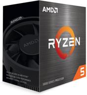 🚀 enhanced performance amd ryzen™ 5 5600 6-core, 12-thread unlocked desktop processor with efficient wraith stealth cooler logo