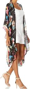 img 2 attached to 👘 Bohemian Women's Clothing: Kimono Cardigans for Swimsuits & Cover Ups