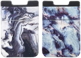 img 4 attached to Pastel Bay Adhesive Sleeves Smartphones Cell Phones & Accessories for Cases, Holsters & Clips