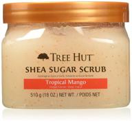 🌴 скраб для тела из манго tree hut tropical mango shea sugar объемом 18 унций (532 мл) - набор из 2 шт. логотип