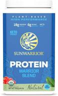 🌱 sunwarrior warrior blend - organic vegan plant protein powder: bcaas, pea protein, dairy free & more! logo