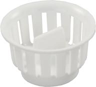 jr products 95045 threaded white basket: organize and declutter with ease logo