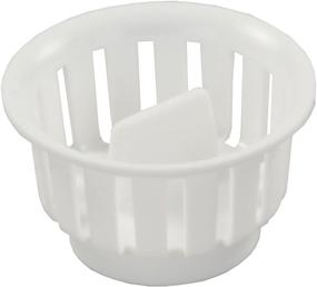 img 1 attached to JR Products 95045 Threaded White Basket: Organize and Declutter with Ease