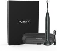 romenic t10x electric toothbrush: powerful 48,000 vbm motor with pressure sensor, portable travel case - ideal for family, friends, and traveling logo