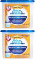 arm & hammer ah refillable tub moisture absorber - 2-14 oz (28 oz total), 2 count - amazon, white and blue logo