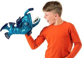 img 2 attached to 🐠 Folkmanis 3147 Anglerfish Hand Puppet: Immerse in Imaginative Underwater Adventures