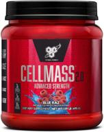 послетренировочный питательный комплекс bsn cellmass 2.0 с всаа, креатином и глутамином - пригодный для кето-диеты - аромат черной смородины, 25 порций логотип