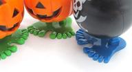 dazzling toys halloween pumpkin stocking logo