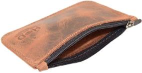 img 1 attached to 👜 Handmade Hide Drink Zippered Organizer: Practical and Stylish Storage Solution