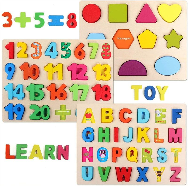 puzzles toddlers piece wooden puzzle 로고