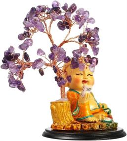 img 1 attached to Natural Figurine Tabletop Decoration Amethyst