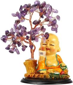 img 4 attached to Natural Figurine Tabletop Decoration Amethyst