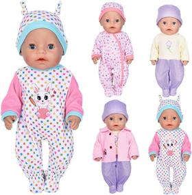 img 4 attached to 👗 Doll Clothes Coat Dolls Bitty: Stylish and Essential Attire for Your Little Dolls