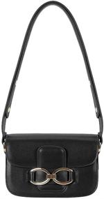 img 3 attached to Alnice Crocodile Shoulder Chains Leather Women's Handbags & Wallets in Crossbody Bags