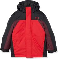 🧥 stay warm and versatile with under armour boys' ua westward 3 in 1 jacket logo