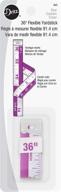 📏 dritz 36-inch flexible yardstick, 5/8-inch x 36-inch, white and pink logo