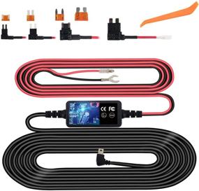 img 4 attached to 🚗 Dash Cam Hardwire Kit for Car Dash Camera Charger - Plozoe Micro USB Hard Wire Kit, 12V-24V to 5V Power Cord with Bonus 4 Fuse Tap Cable and Installation Tool (11.5ft)