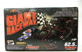 img 4 attached to 🏎️ Experience the Thrilling AFX 22020 Giant Raceway Electric Race Car Set