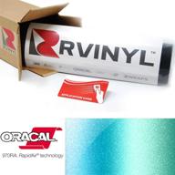 oracal 970ra shift effect aquamarine 318 car wrap vinyl roll - 1ft x 5ft with app card logo