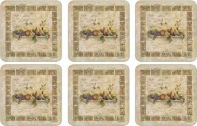 img 1 attached to 🌈 Pimpernel 2010262816 Coaster: Vibrant Multicolor Design for Added Style and Protection