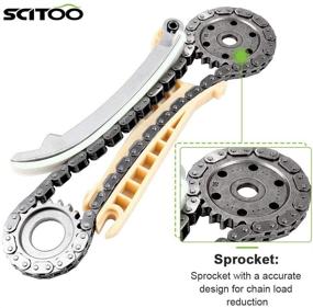 img 2 attached to Upgrade Your Ride: SCITOO TK4090 Timing Chain Kit for Ford Explorer, Mazda B4000 & Mercury Mountaineer