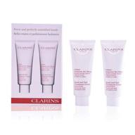 набор для рук и ногтей с кремом clarins логотип