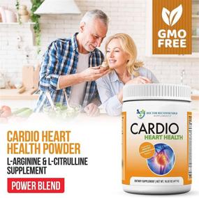 img 2 attached to 💗 Улучшите кардиоваскулярное здоровье с порошком Cardio Heart Health - пищевая добавка L-аргинином и L-цитруллином по 5000 мг и 1000 мг, упаковка из 2 штук - 16,82 унций / 33,64 унций.