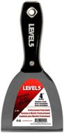 🔨 level5 4-inch stainless steel drywall joint knife with metal hammer end - pro-grade sheetrock gyprock plasterboard mud application tool, 5-170 logo