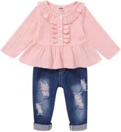 girls' toddler suspender jumpsuit: stylish clothing for your little fashionista logo