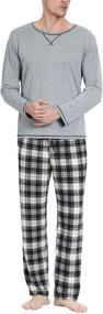 img 4 attached to YIMANIE Classic Sleeves Pajamas: Comfy Sleepwear for a Relaxing Night