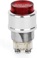 🚗 jtron 12v 20a racing car vehicle engine start push button switch ignition starter - momentary start switch with red led light (red) logo