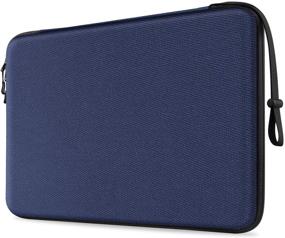 img 4 attached to FINPAC 13-inch Hard Laptop Sleeve: Ultimate Protection for MacBook Air/Pro, Dell Inspiron 13/XPS 13, Surface Laptop, HP, Acer, Samsung - Navy