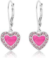 swarovski leverback kids earrings: stunning girls' jewelry collection logo