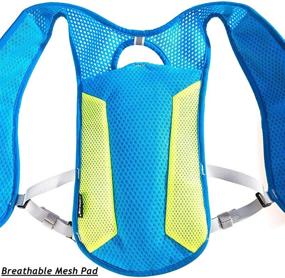 img 1 attached to AONIJIE Running Hydration Vest Backpack for Women and Men - Lightweight Trail Running Backpack 5.5L Gray: Stay Hydrated and Comfortable on Your Runs!