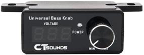 img 4 attached to 🔊 CT Sounds Universal Bass Knob - Digital Voltmeter, Blue LED Display, Remote Gain Control, Power Switch: Enhance Amp Performance with Durable ON/OFF Push Functionality