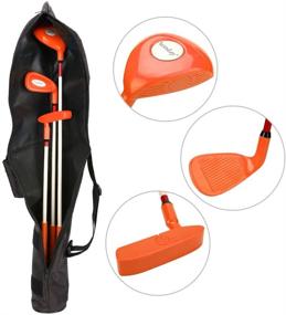 img 3 attached to 🏌️ KONDAY Kids Golf Clubs Set - Complete Yard Sports Tools with 3 Clubs, Carry Bag, and Soft Balls