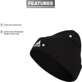 img 3 attached to Adidas Issue Beanie Black White Outdoor Recreation and Climbing