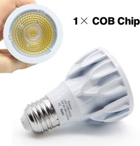 img 2 attached to PAR20 LED Bulb 6000K Daylight White Non-Dimmable 8W (75 Watts Equivalent) E26 Medium Base COB Spot Light 24° Beam Angle High CRI (85 ) 800LM AC 85-265V Flood Lamp 2-Pack By Rowrun