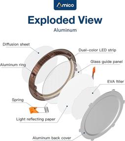 img 2 attached to 🔦 Amico Ultra Thin Selectable Downlight: Enhancing Industrial Electrical Brightness