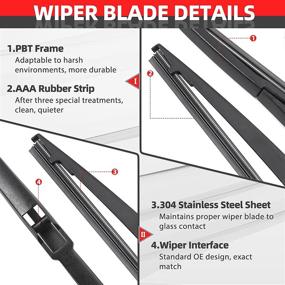 img 2 attached to Rear Wiper Blade Toyota 2000 2012