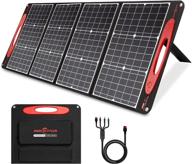 rockpals 120w portable solar panel - foldable charger with qc 3.0 & 🌞 usb-c output: compatible with jackery explorer, rockpals, paxcess portable solar generator and usb devices logo