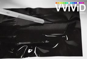 img 2 attached to 🔳 Enhance Your Chevy with VViViD XPO Matte Black Bowtie Logo Wrap Kit (2 Rolls (11.8 Inch x 4 Inch))