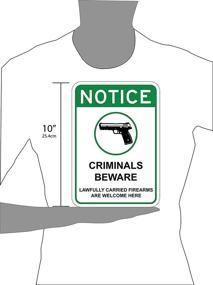 img 1 attached to Criminals Firearms Sign Amendment Support