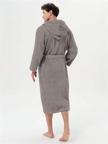 img 2 attached to 🛀 SIORO X Large Men's Clothing: Absorbent Housecoat Bathrobe