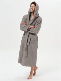 img 1 attached to 🛀 SIORO X Large Men's Clothing: Absorbent Housecoat Bathrobe